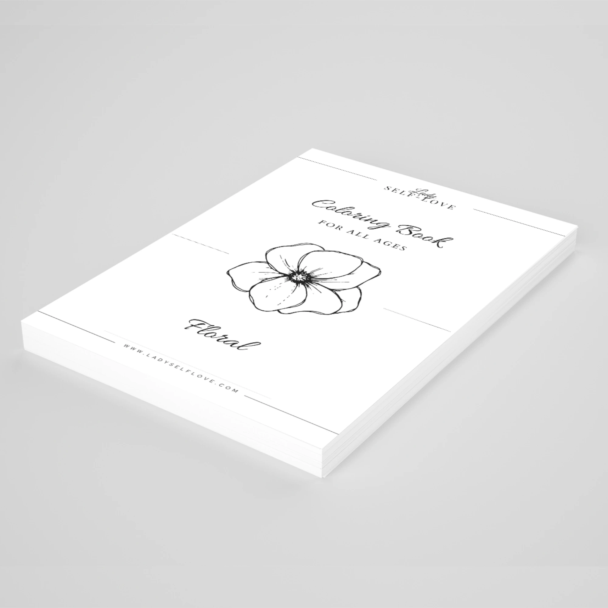 Coloring Book Floral