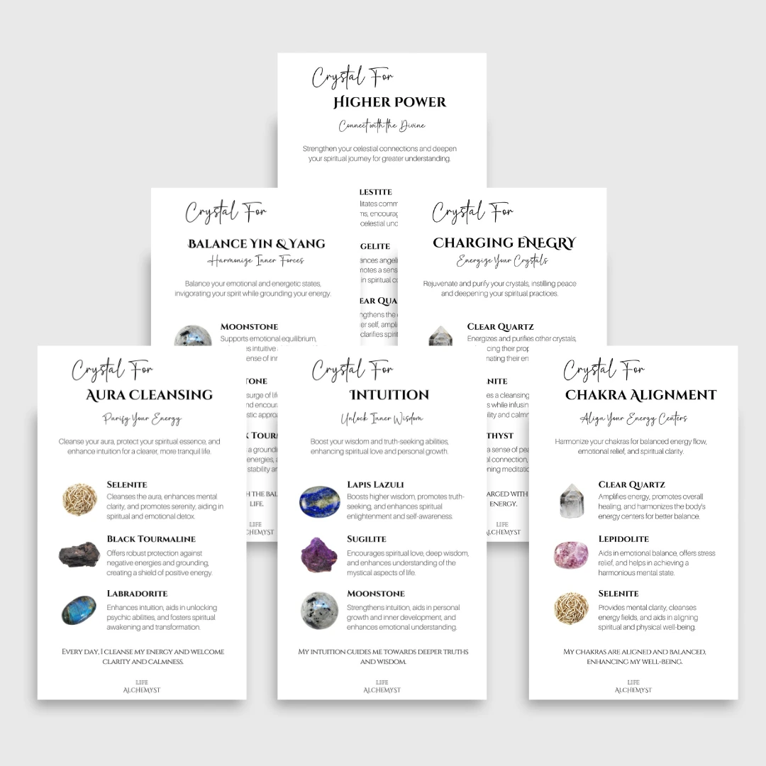 Spiritual Growth - 50 Crystal Sets