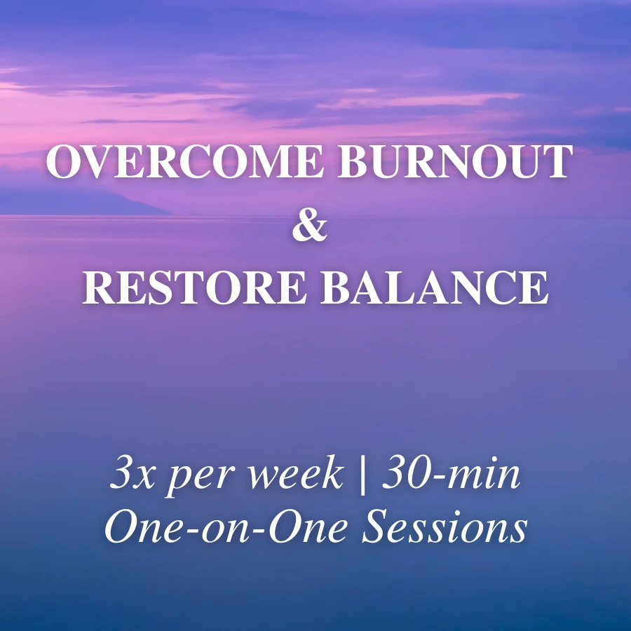 Burnout Relief & Stress Reduction – 4-Week Private Program