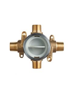 RU101 Flash Shower Rough-In Valve with Universal Inlets/Outlets
