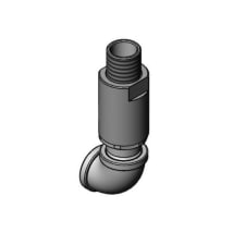 T and S Brass 3/4" Swivel Assembly with Elbow, Chrome-Plated Brass