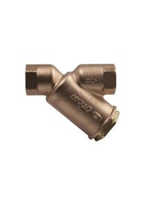 59LF00502, 59LF, 1" Bronze Wye Strainer with Tapped Cap, Lead Free