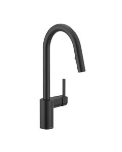 7565EVBL Align™ Smart 1.5 GPM One-Handle High Arc Pull Down Kitchen Faucet in Matte Black