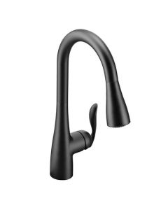 7594C Arbor™ 1.5 GPM Single Handle High Arc Pull Down Kitchen Faucet in Matte Black