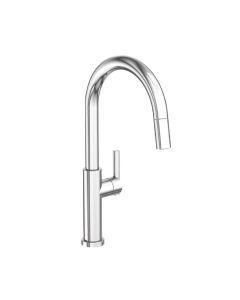1500-5143/26 East Linear 1.8 GPM Single Handle Pull Down Spray Kitchen Faucet with Magnetic Docking System in Polished Chrome