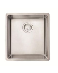 CUX11015 Undermount Single Bowl Sink, Stainless Steel Finish