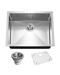 Houzer CNS-2300 Savoir Series 10mm Radius Undermount Single Bowl Kitchen Sink, Stainless Steel