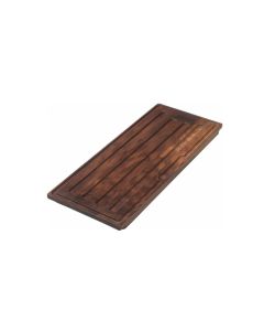 CU-40S Cube 7-1/16" L X 16-7/8" W Cutting Board in Walnut