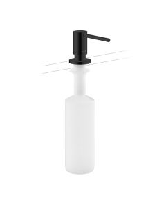  42818671 Uno Deck Mounted Soap Dispenser with 16 oz Capacity in Matte Black