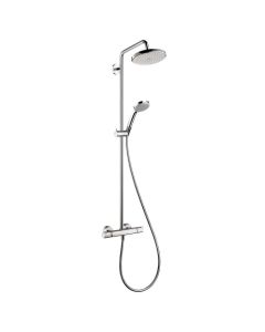 27185001 Croma Showerpipe 220 1-Jet, 2.5 GPM in Chrome