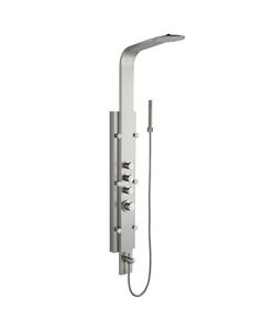 VG08008 VIGO Mateo Rain Waterfall Shower Panel with Hand Shower and Tub Spout