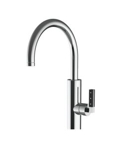 SRG-361-FM-151-SN SRG Floor Mounted Tub Filler in Satin Nickel