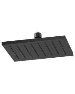 81380-BL Siderna Rectangular Raincan Showerhead In Matte Black