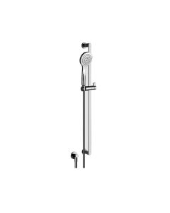 39342#031 Via Manzoni Handshower and Pivotable Sliding Rail Set in Polished Chrome