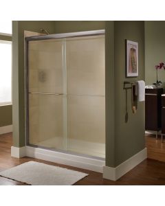 AM00390400.094 Showerite Shower Door in Gold