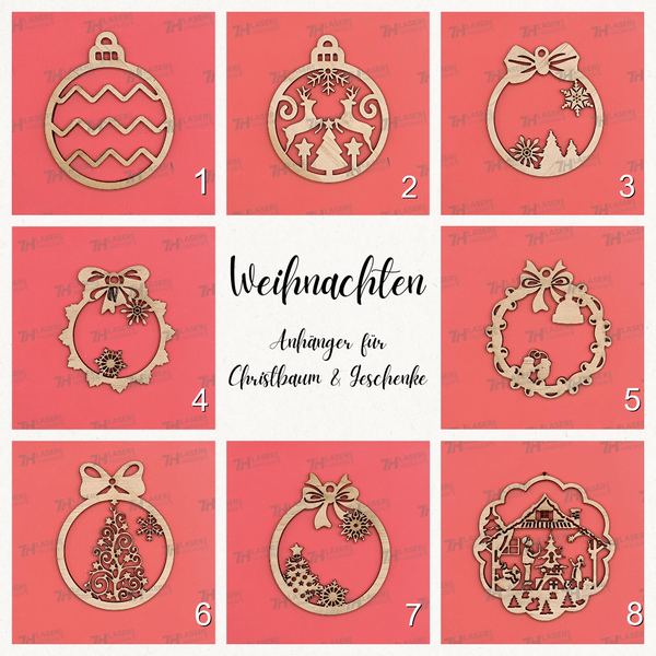 Weihnachtliche Anhänger