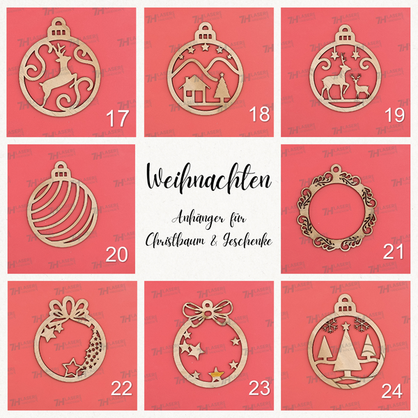 Weihnachtliche Anhänger