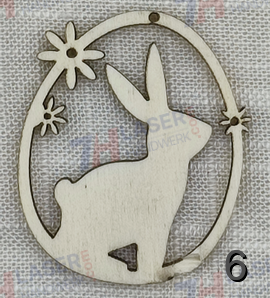 Holz-Oster-Anhänger