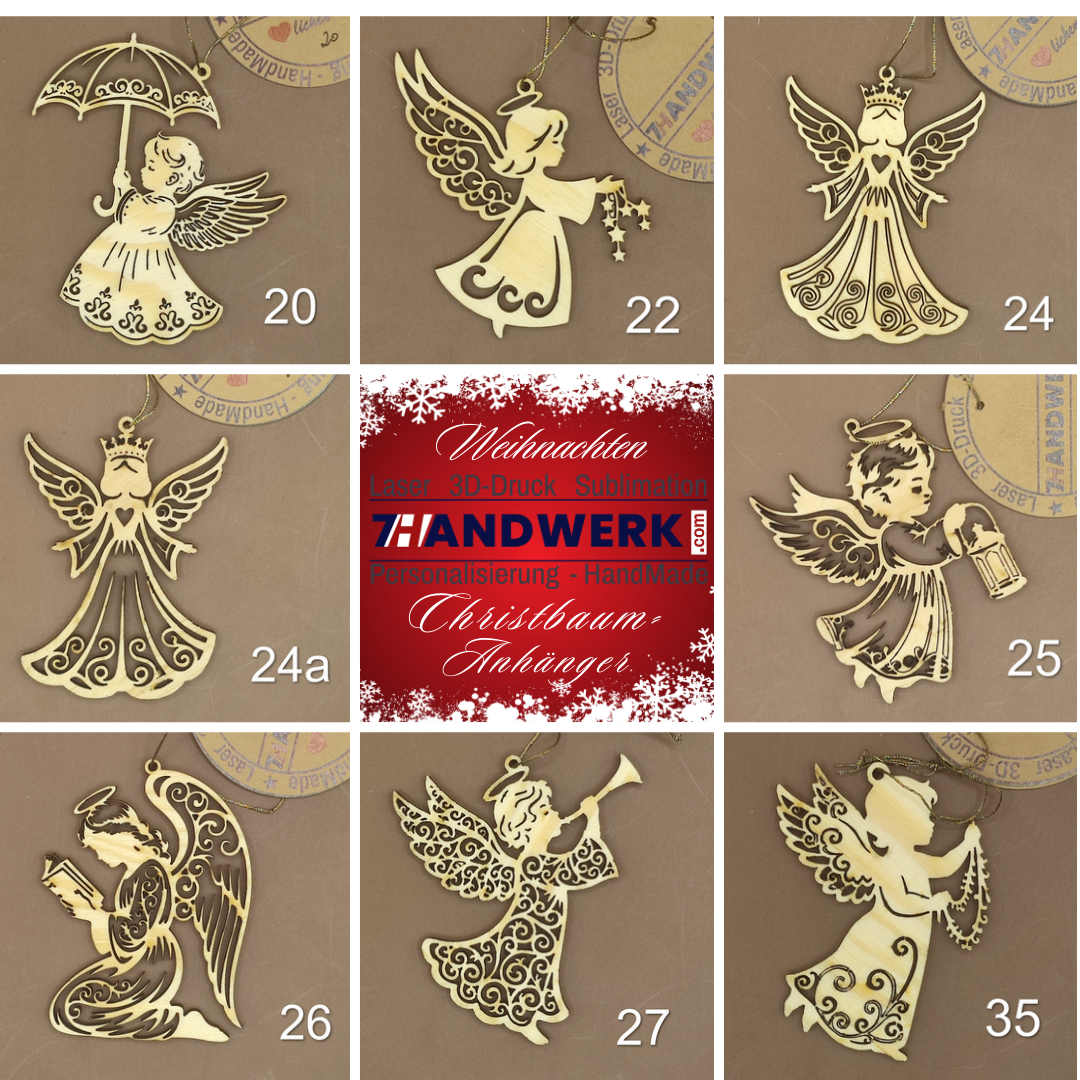 Christbaumanhänger mit diversen Motiven