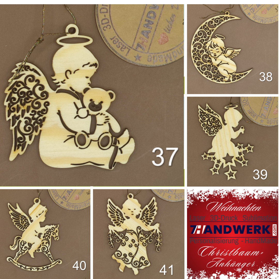 Christbaumanhänger mit diversen Motiven