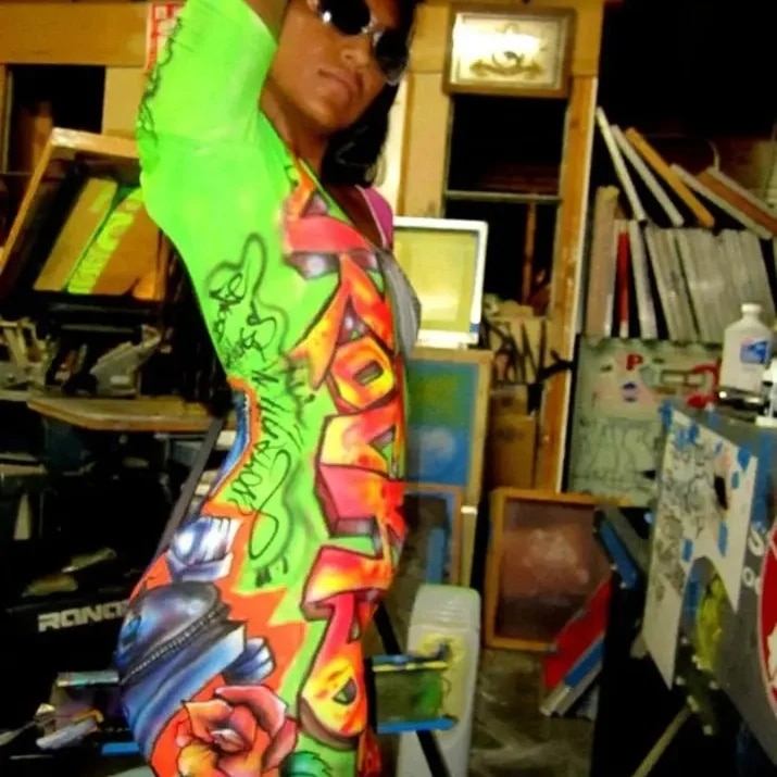 Custom Airbrush Mini Dress