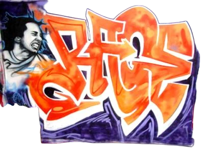 Original 1 of 1 Graffiti Artwork hand signed by artist