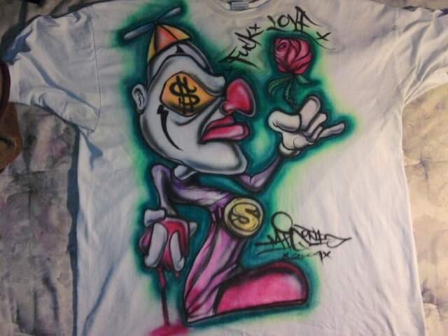 Custom Airbrush T-Shirt Full Color