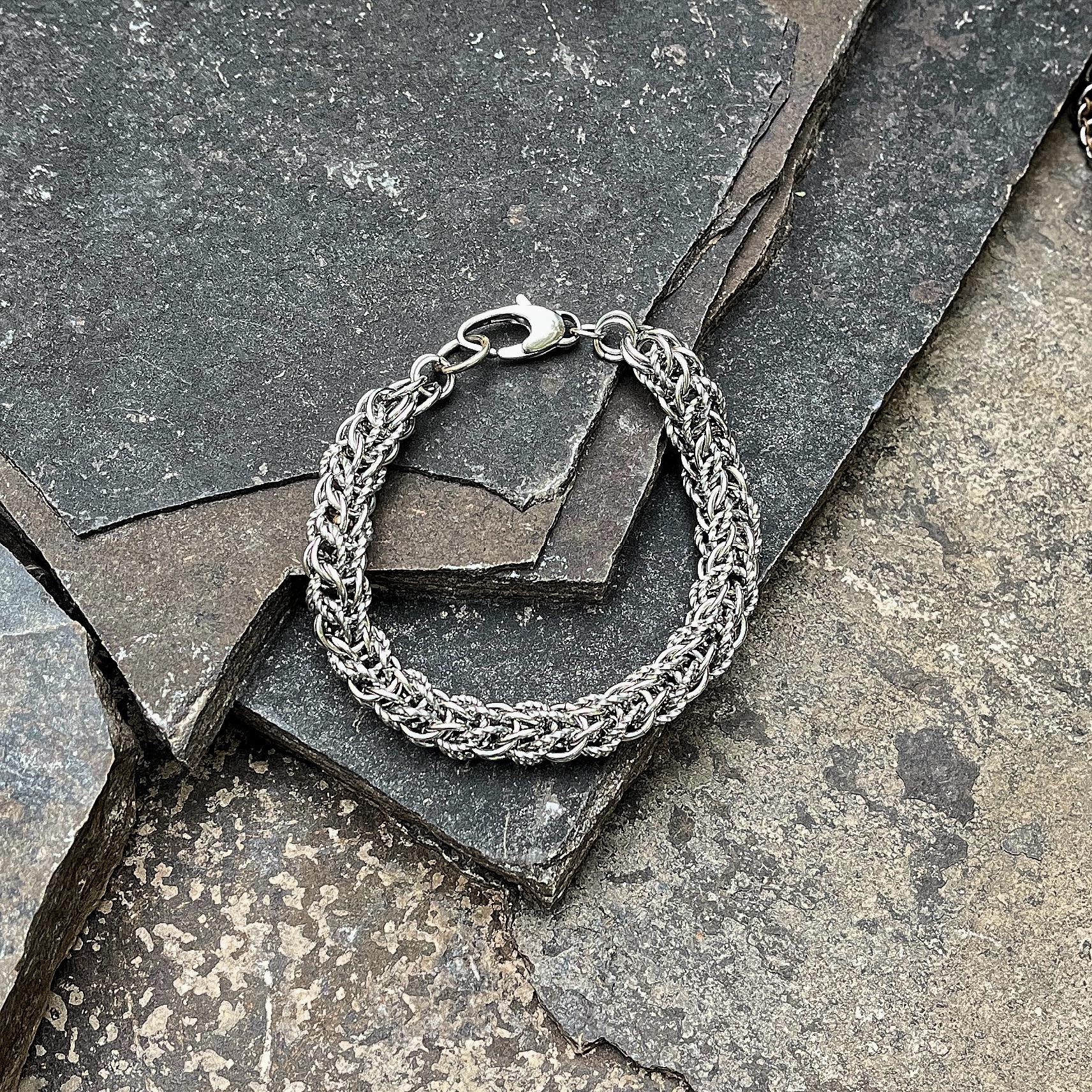 Woven Steel Serenity Bracelet