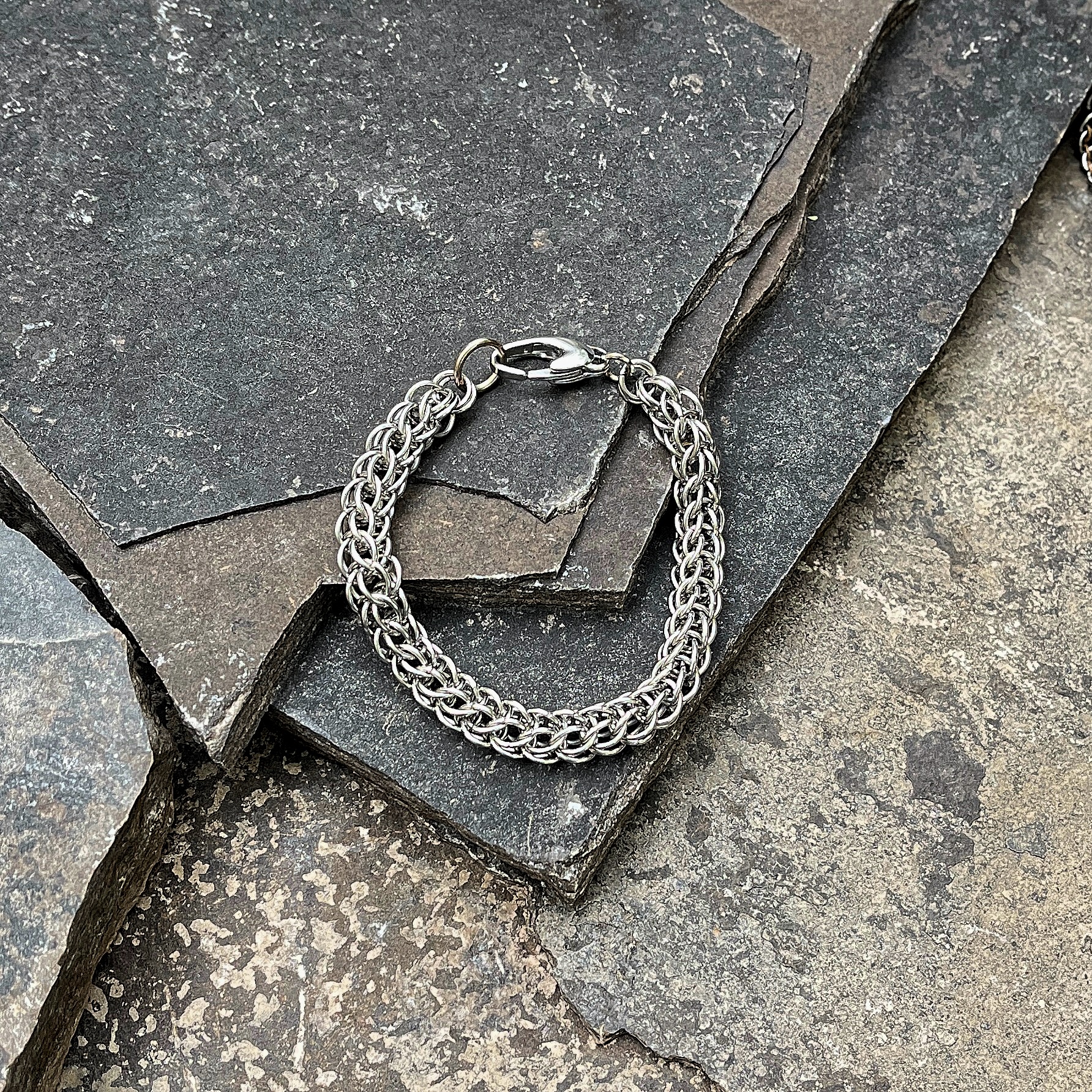 Steel Embrace Chain Bracelet