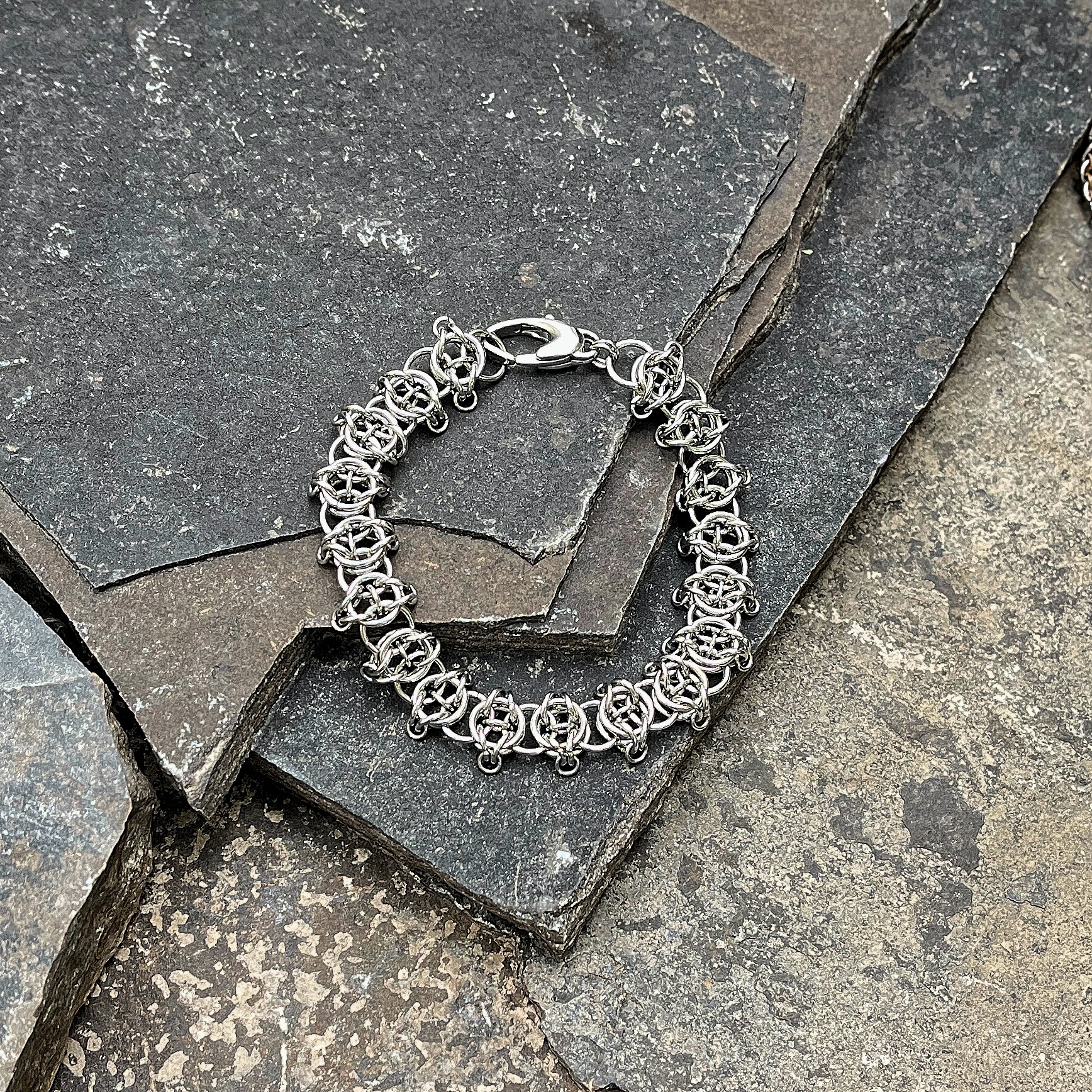 Stellar Knot Steel Bracelet