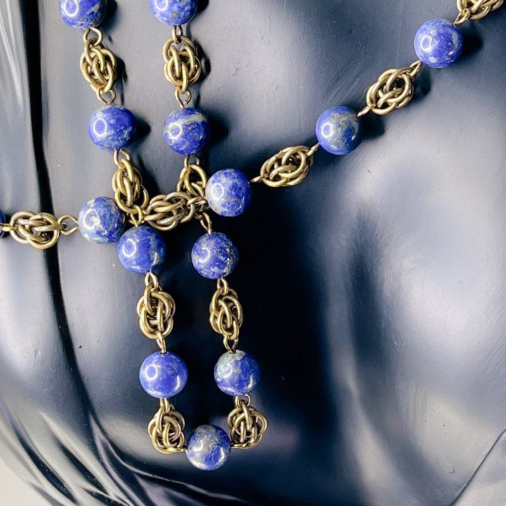Antiquarian's Lapis Lazuli Necklace
