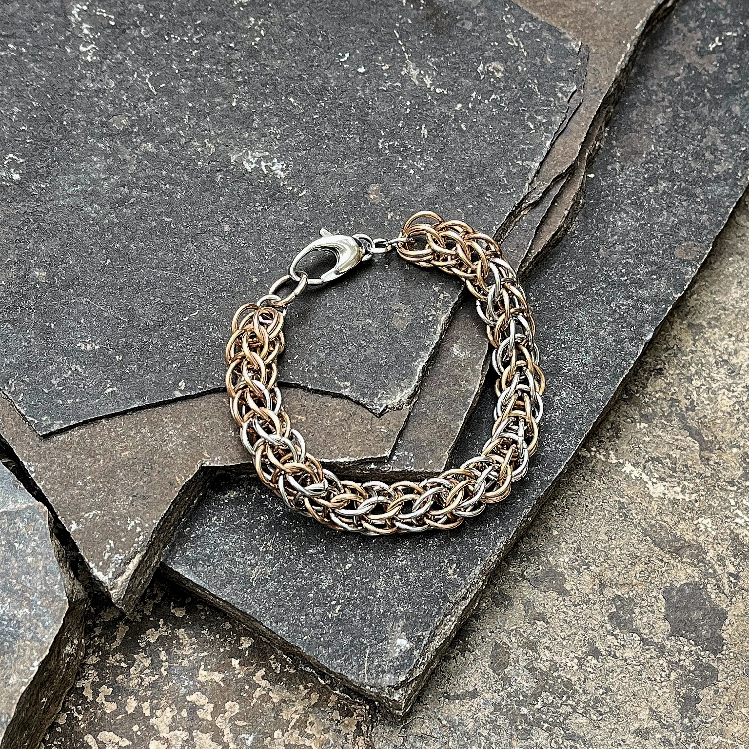 Forgeweave Dual Metal Bracelet
