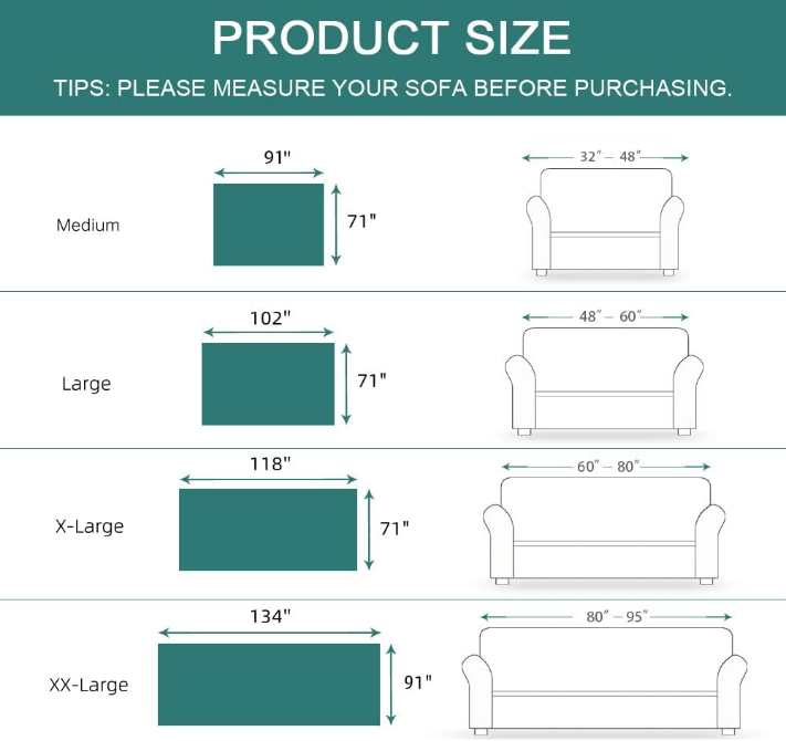 Geometrical Sofa Cover, Couch Covers for 1 Cushion Couch, Sectional Couch Covers, Sofa Slipcovers for Living Room Sofa Throws Sofa Slipcovers for Pets, Kids (Medium, 71" x 91", Yellow)