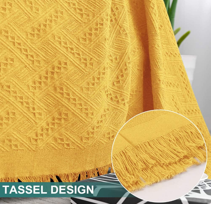 Geometrical Sofa Cover, Couch Covers for 1 Cushion Couch, Sectional Couch Covers, Sofa Slipcovers for Living Room Sofa Throws Sofa Slipcovers for Pets, Kids (Medium, 71" x 91", Yellow)
