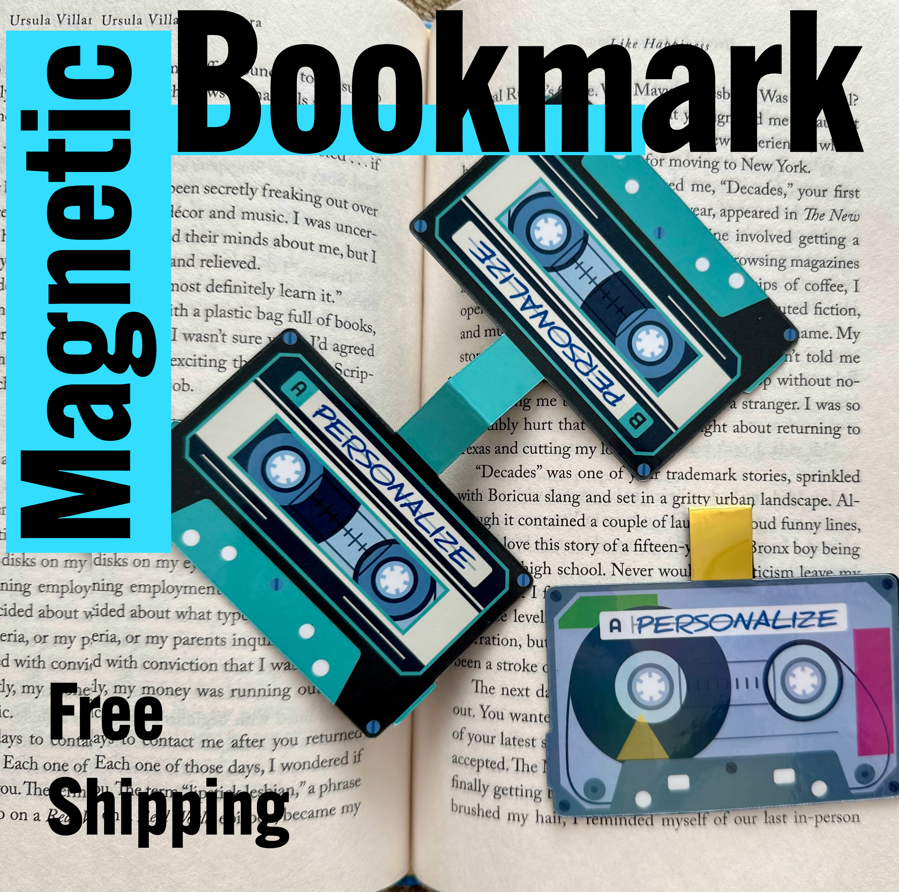 Retro Magnetic Bookmark