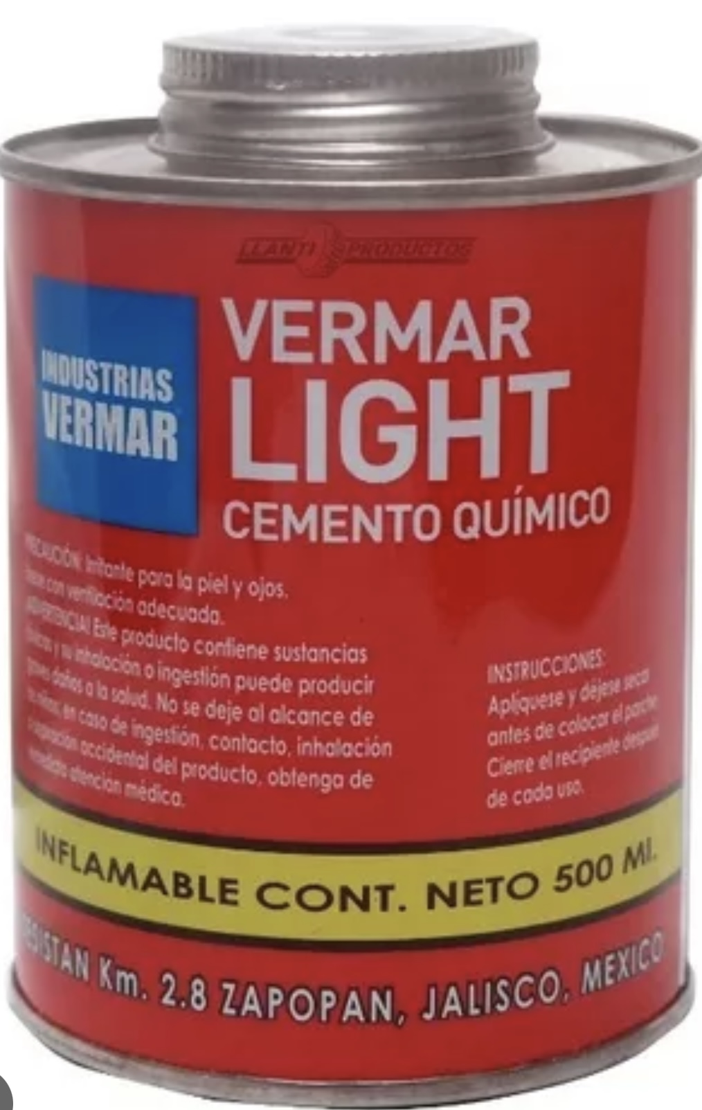 Cemento Vermar Light 500ml