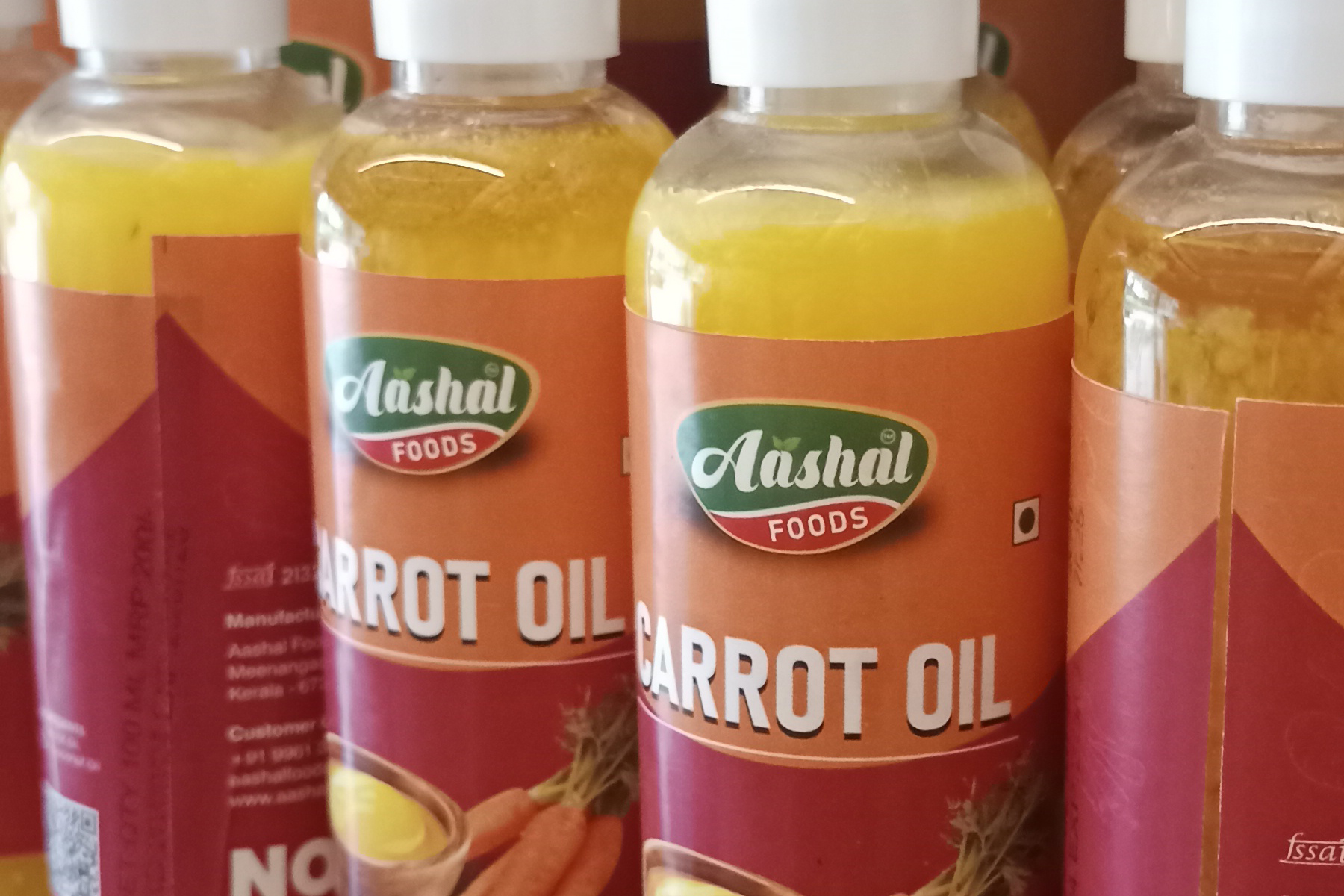 Carrot  Oil Blend With Coconut Milk