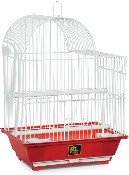 Bird Cage, Small, Red