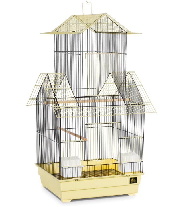 Prevue Pet Products Beijing Bird Cage, Yellow and Black