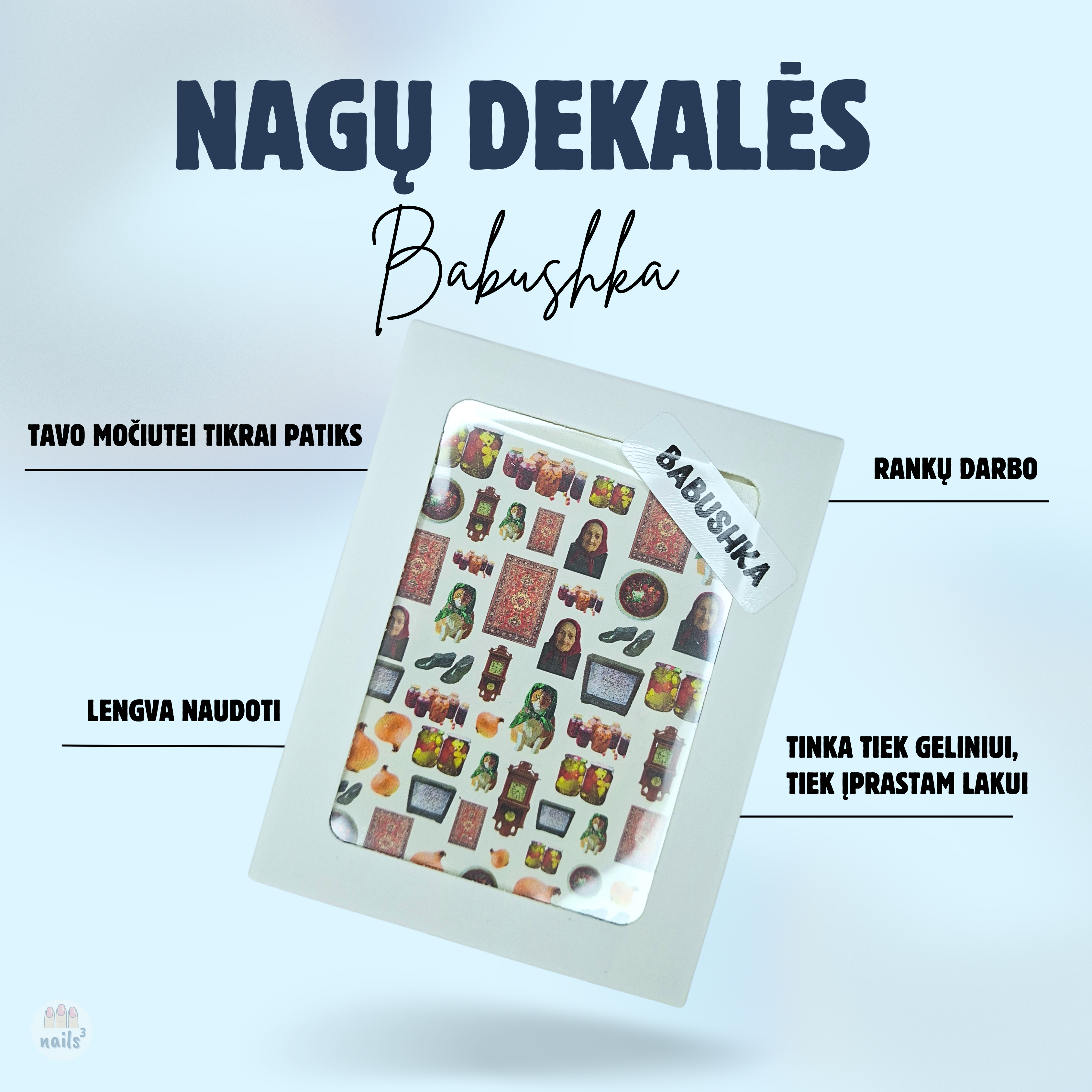 DEKALĖS ,,BABUSHKA"