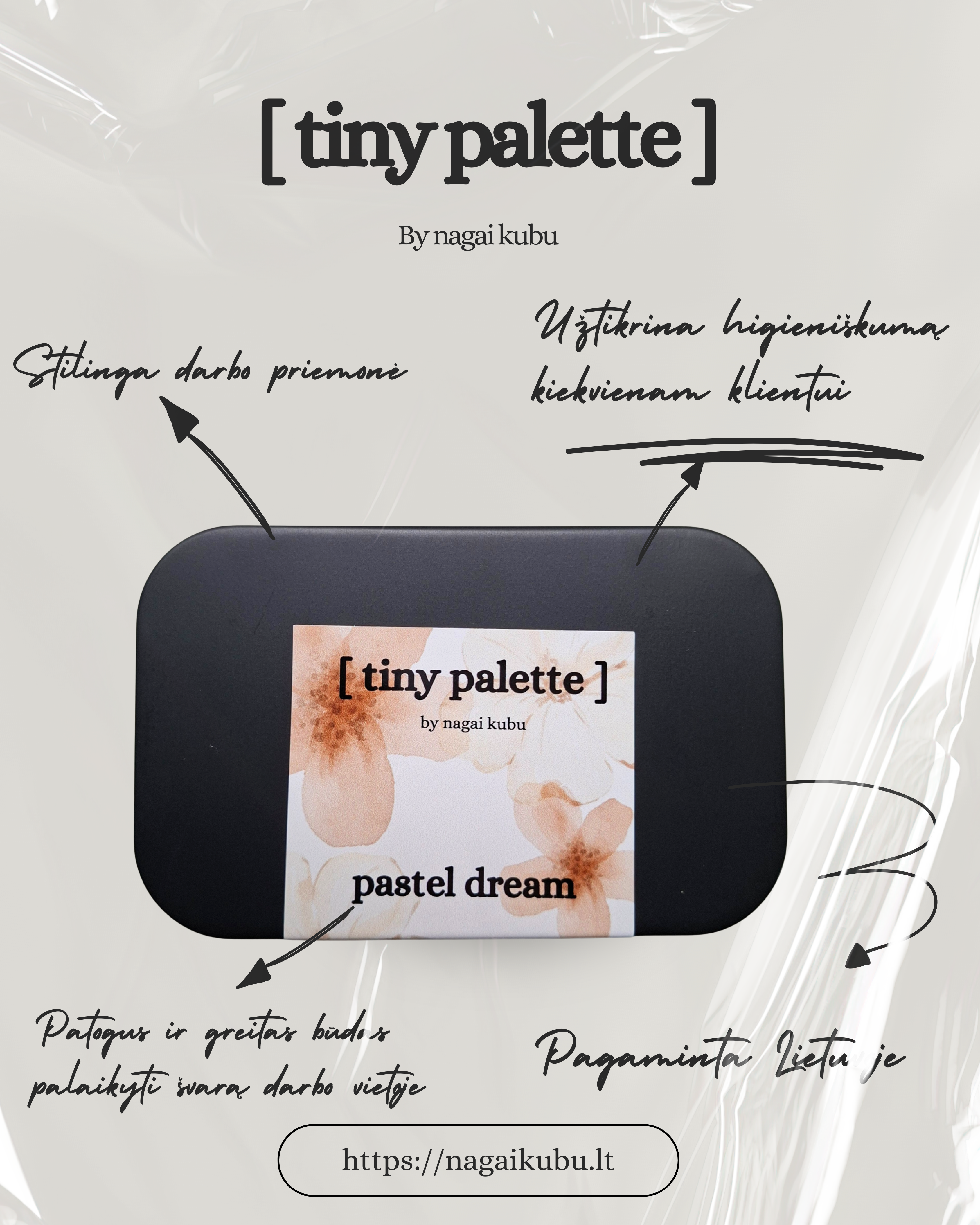 VIENKARTINĖS PALETĖS ,,PASTEL DREAM"