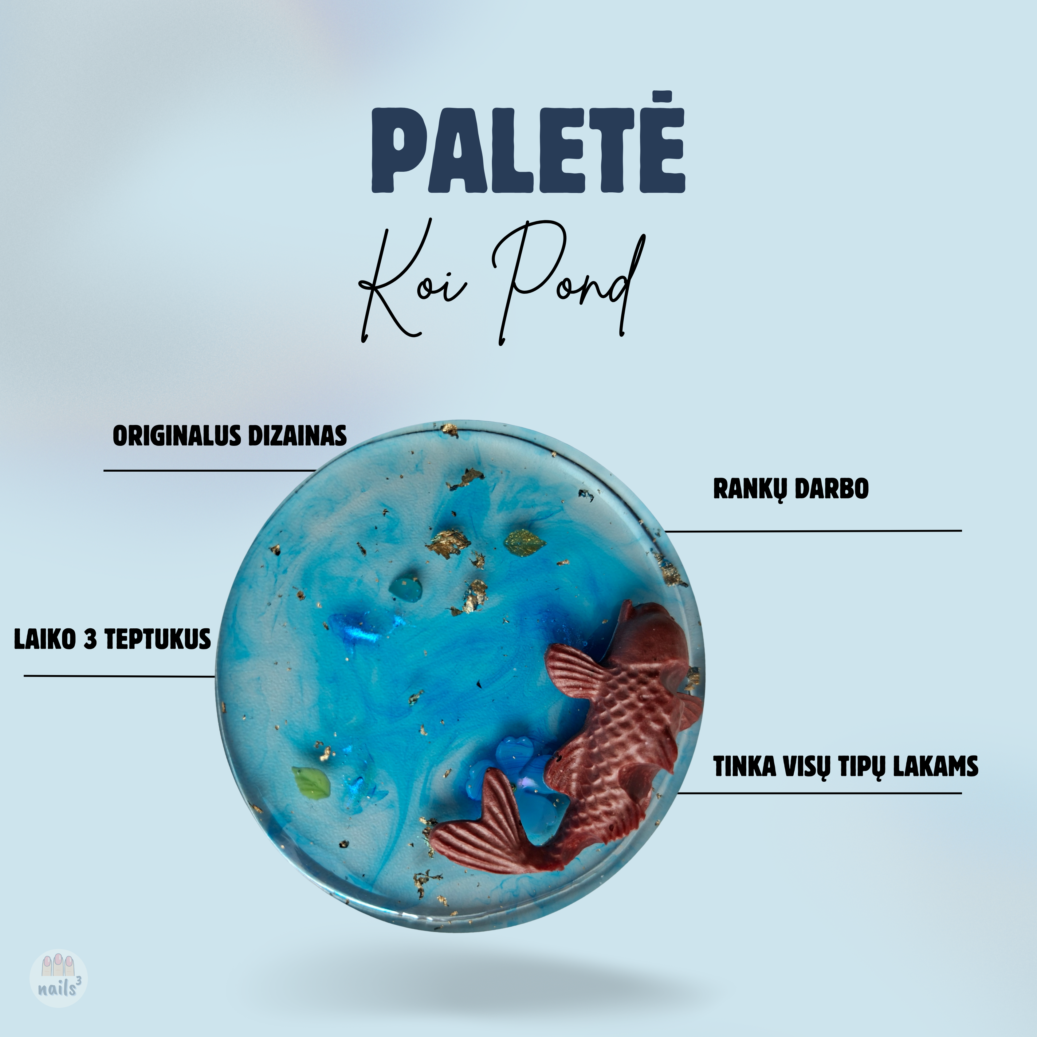 PALETĖ ,,KOI POND"