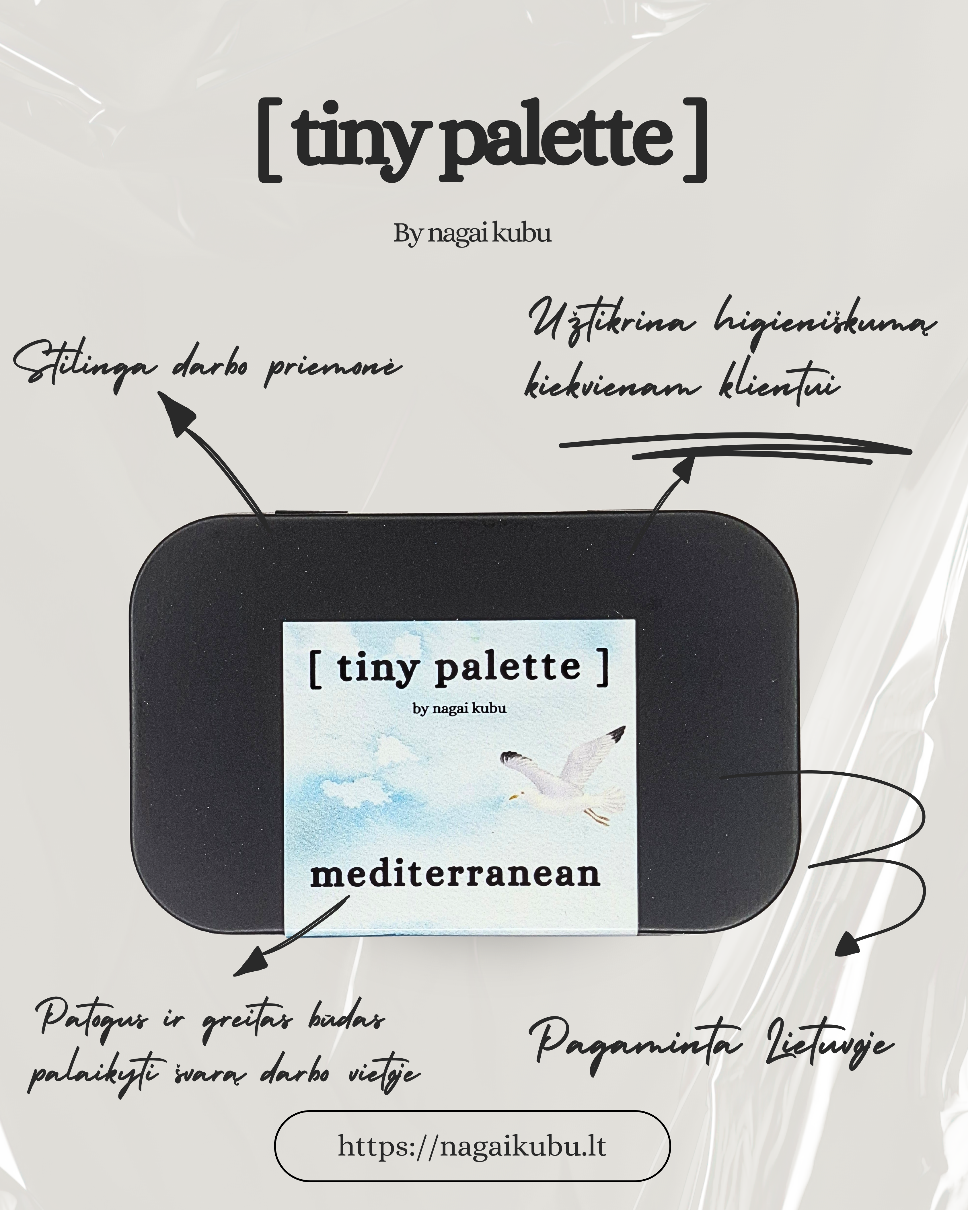 VIENKARTINĖS PALETĖS ,,MEDITERRANEAN"
