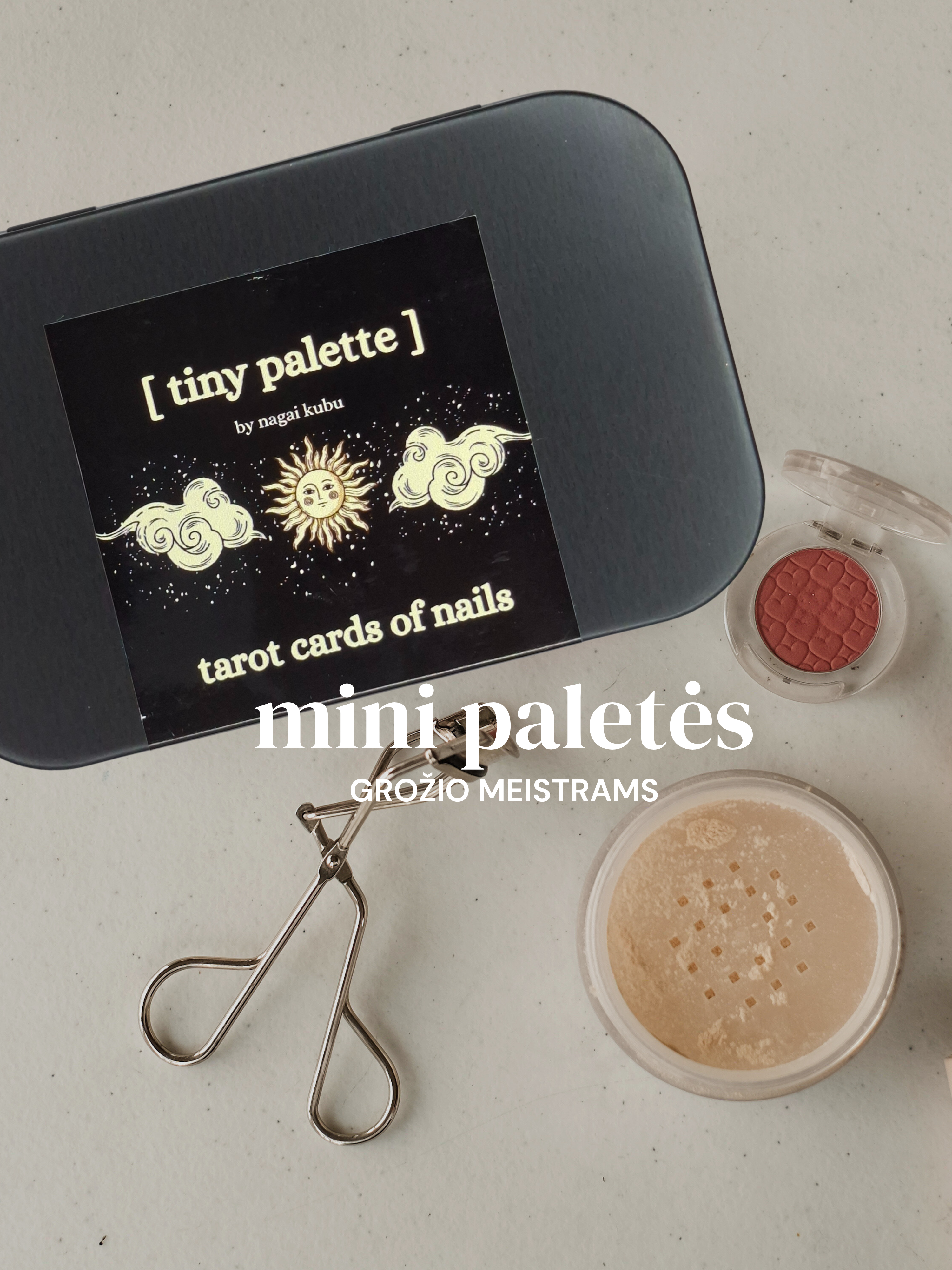 VIENKARTINĖS PALETĖS ,,TAROT CARDS OF NAILS"