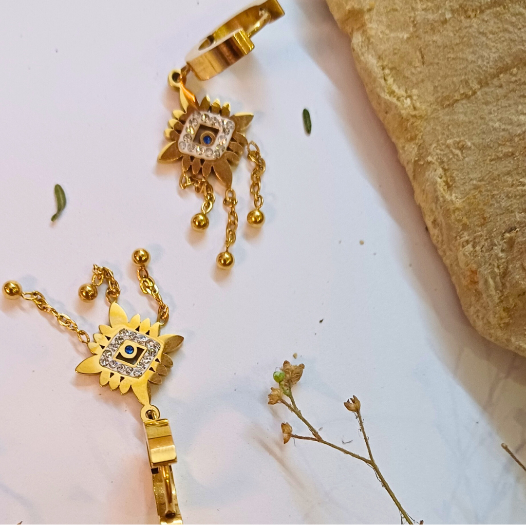 Radiant Sunflower Dangle Earrings