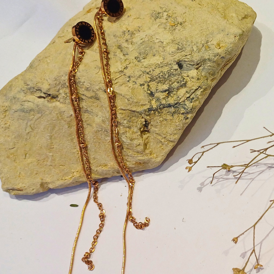 Sophisticated Smoky Quartz Threader Earrings