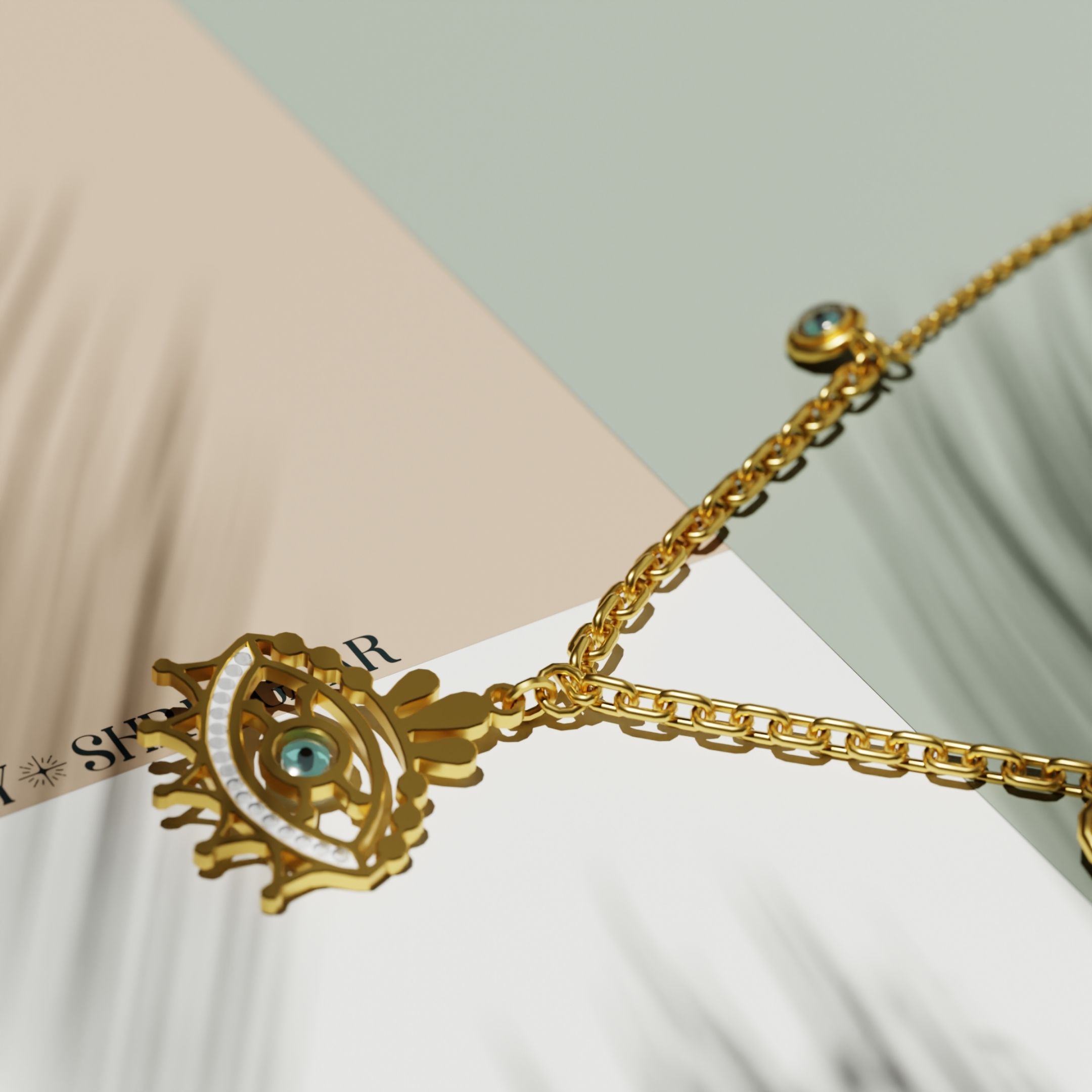 Radiant Evil Eye Protection Necklace