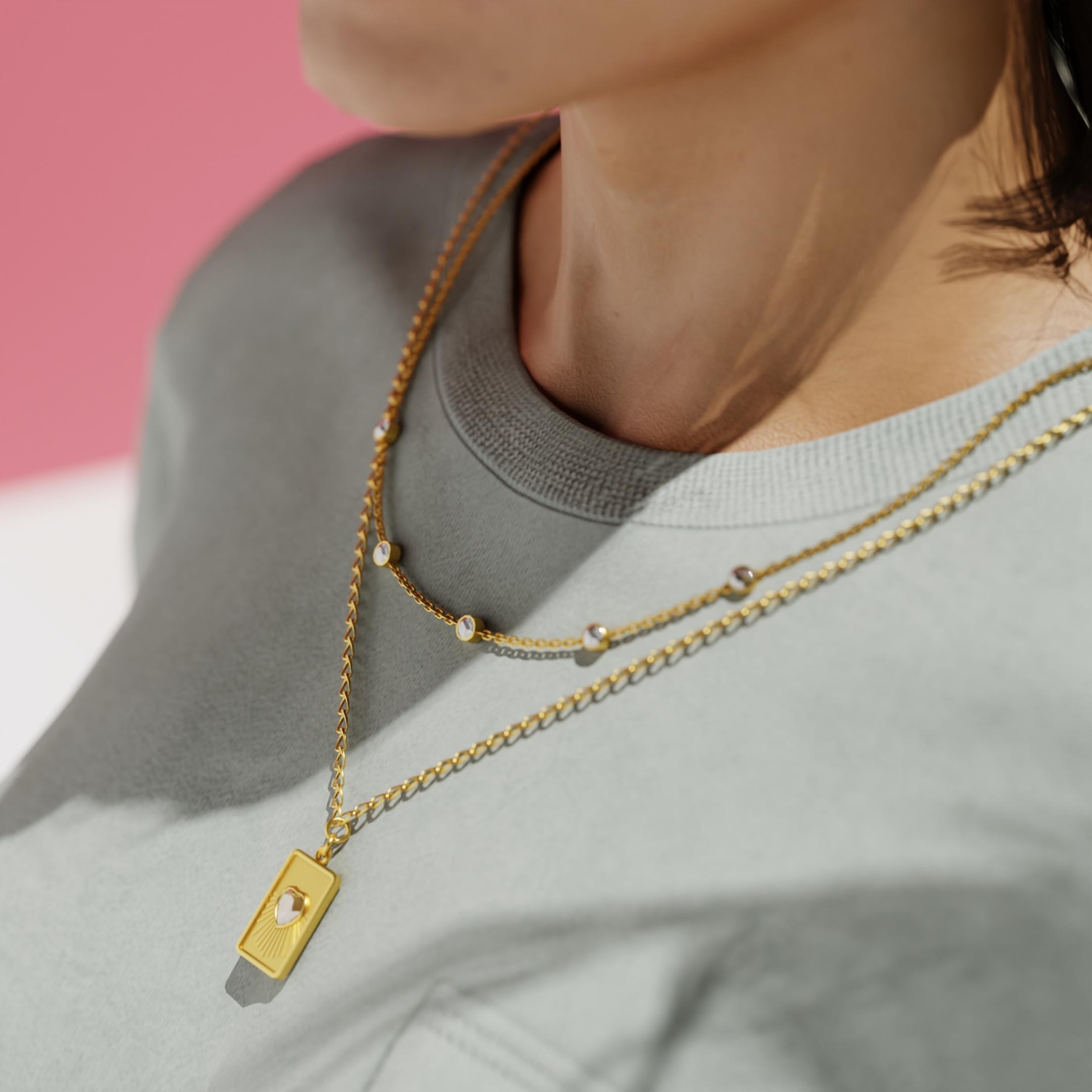 Radiant Sunburst Pendant Necklace