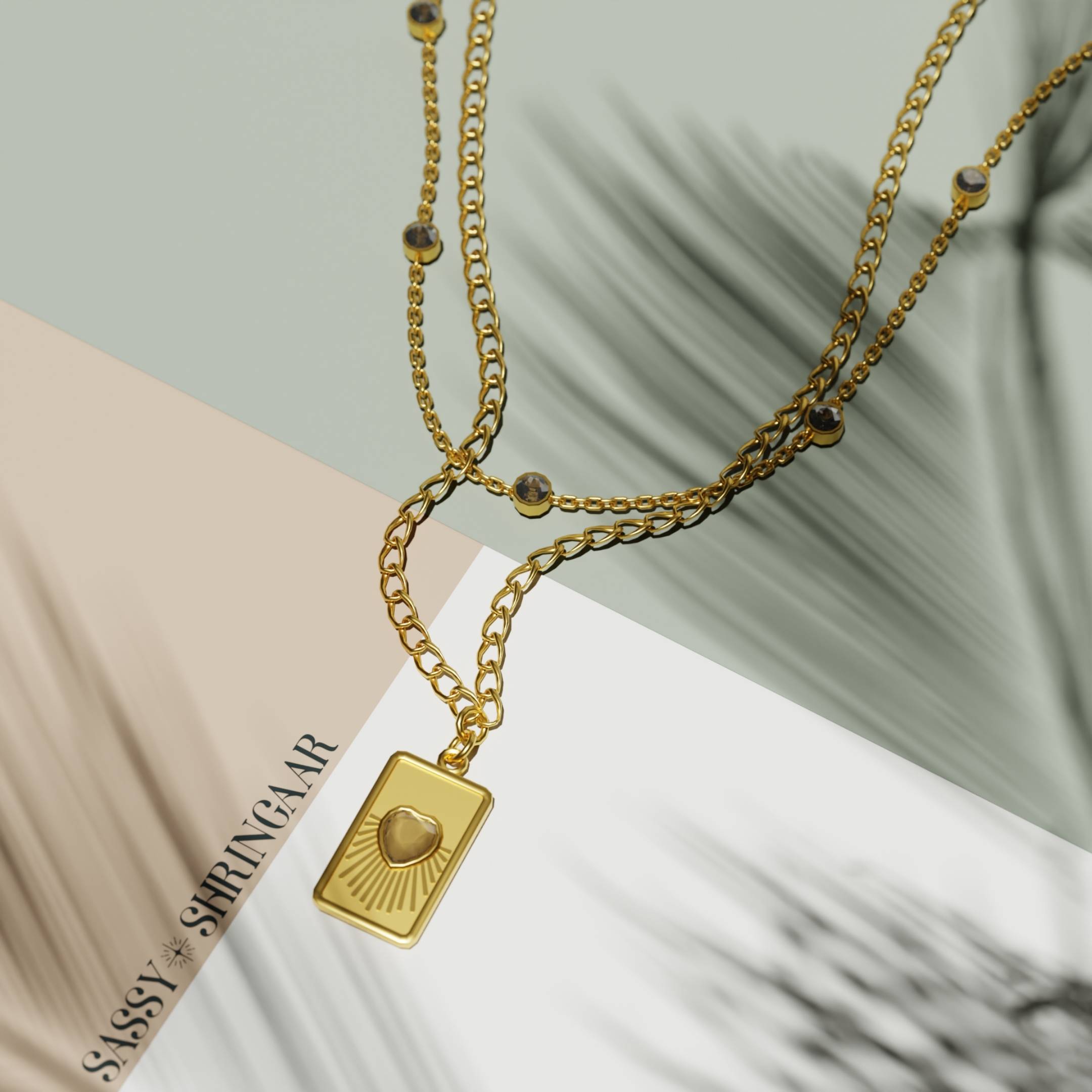 Radiant Sunburst Pendant Necklace
