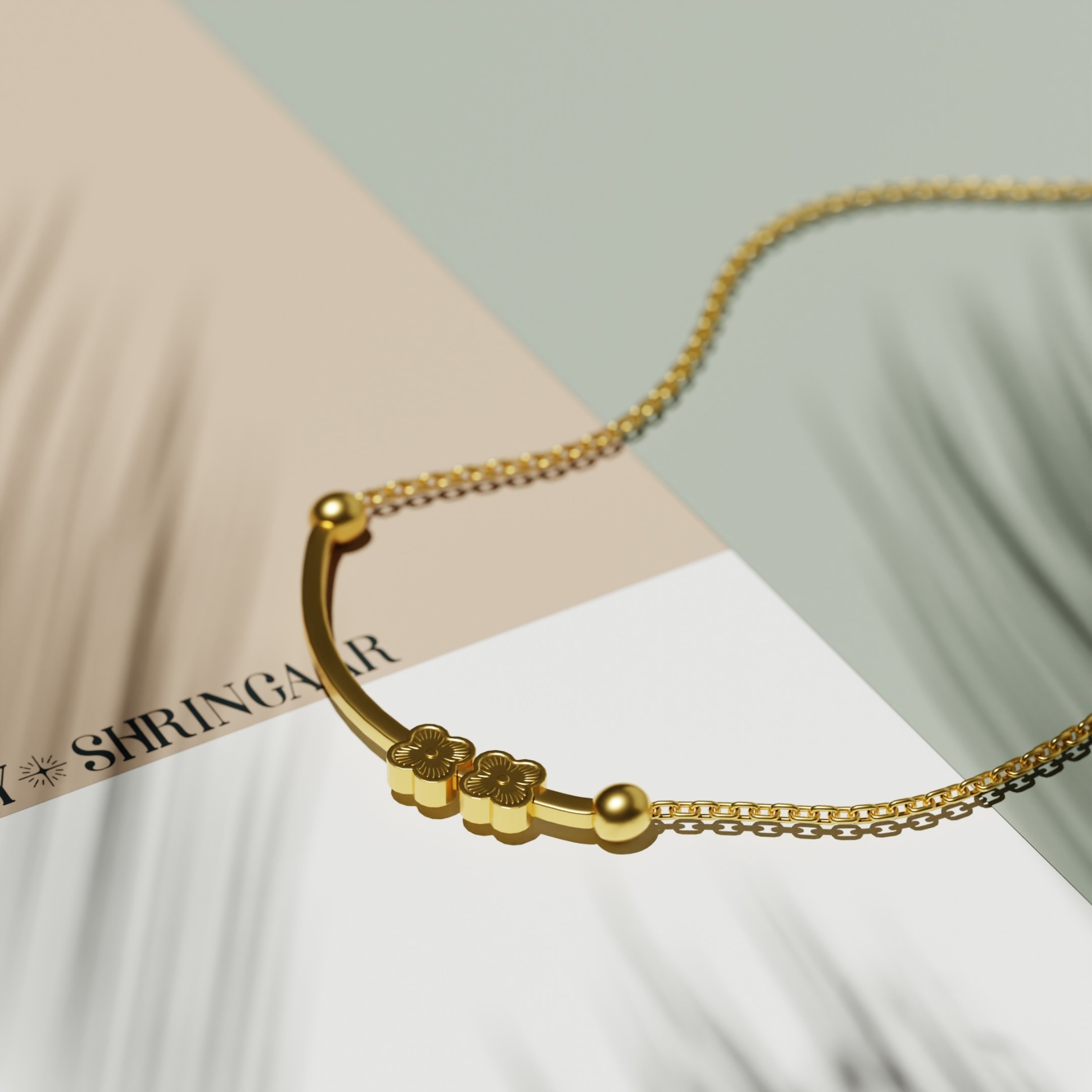 Minimalist Crescent Bar Necklace